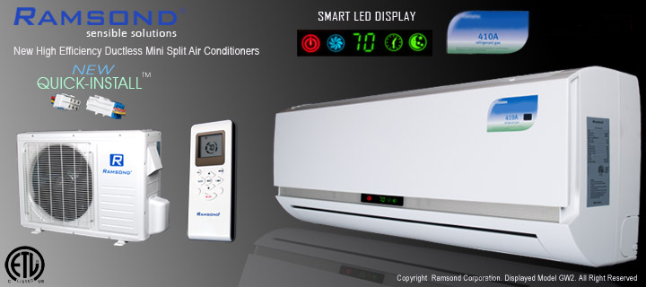 Ramsond® Model 37GW2 Ductless Mini Split Air Conditioner