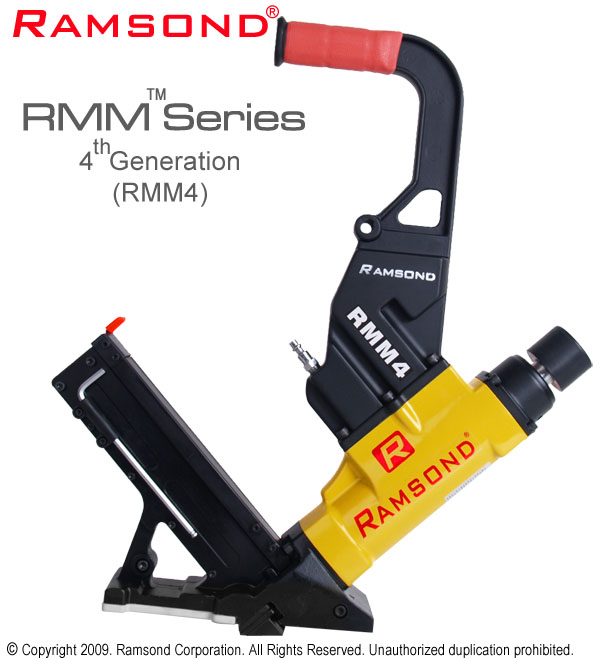 Ramsond RMM4 2in1 Combination Hardwood Flooring Nailer & Stapler Ramsond Corporation