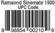 sinemate 1500 UPC code