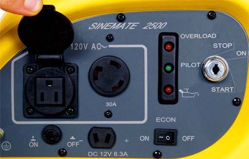 Sinemate 2500 Control Panel