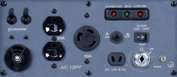 Sinemate 4500 Control Panel